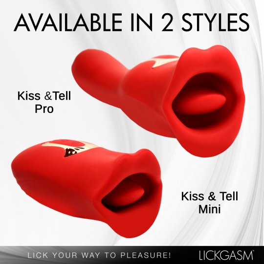 Kiss and Tell Mini Kissing and Vibrating Clitoral Stimulator